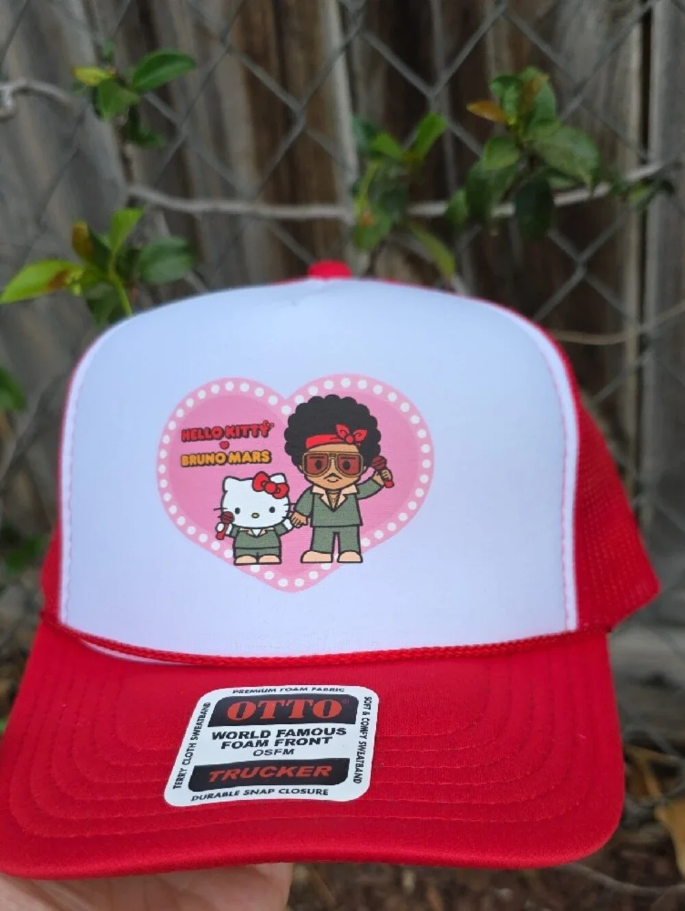 Hello Kitty Bruno Mars Tucker Hat